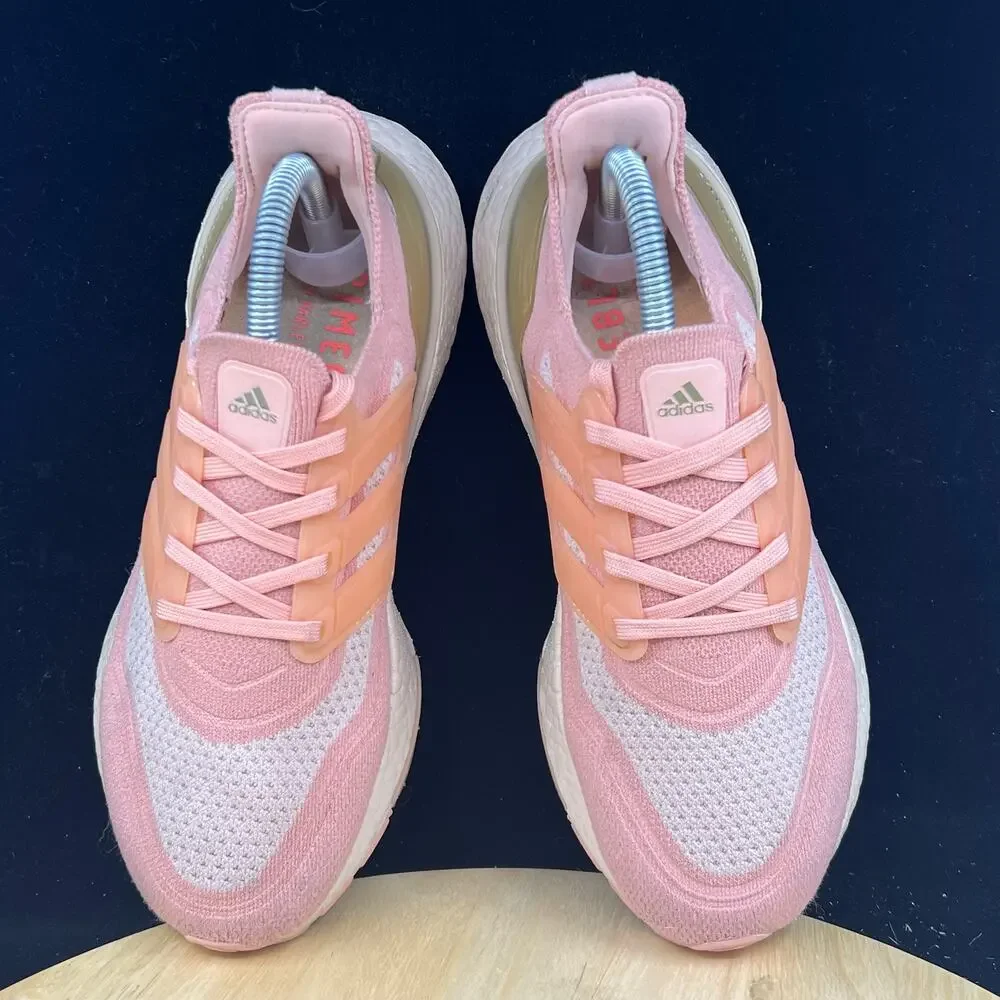 Adidas Ultraboost 21 Womens Ambient Blush Pink Athletic Running Shoe FY3953 Sz 7